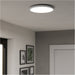 Elegant 30cm White Round LED Pendant Ceiling Light for Modern Interiors