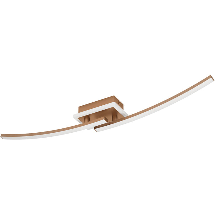 Elegant Modern Bronze Ceiling Light for Indoor Spaces Stylish Semi Flush Design