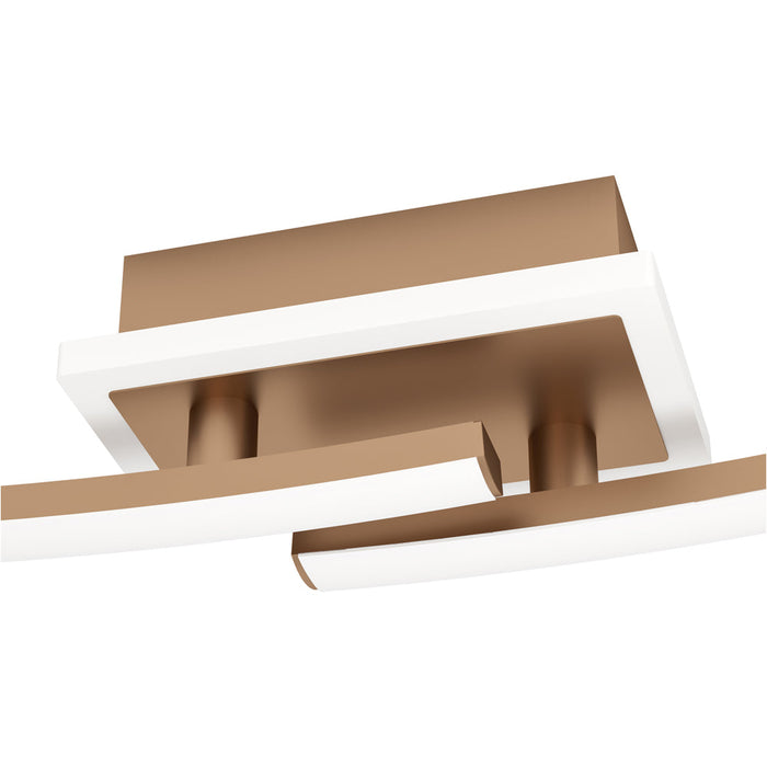 Elegant Modern Bronze Ceiling Light for Indoor Spaces Stylish Semi Flush Design