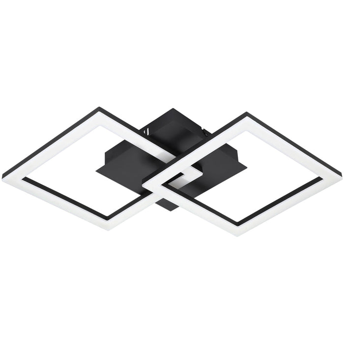 Stylish Modern Black Pendant Light 52cm Indoor Ceiling Fixture for Home Decor