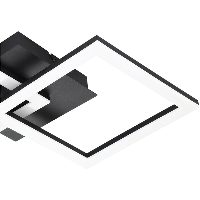 Stylish Modern Black Pendant Light 52cm Indoor Ceiling Fixture for Home Decor