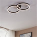 Stylish Modern Black LED Ceiling Light for Indoor Spaces Perfect Home Décor 1