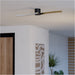 Stylish Modern Black and Brushed Brass Ceiling Light for Indoor Spaces