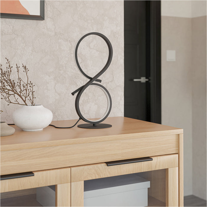 Stylish Modern Black Table Lamp for Indoor Home Decor Minimalist Design