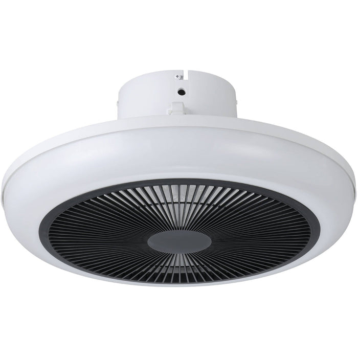 Sleek Modern Integrated LED Ceiling Light in White and Black for Indoor Spaces