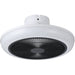 Sleek Modern Integrated LED Ceiling Light in White and Black for Indoor Spaces