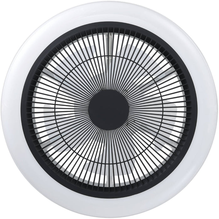 Sleek Modern Integrated LED Ceiling Light in White and Black for Indoor Spaces