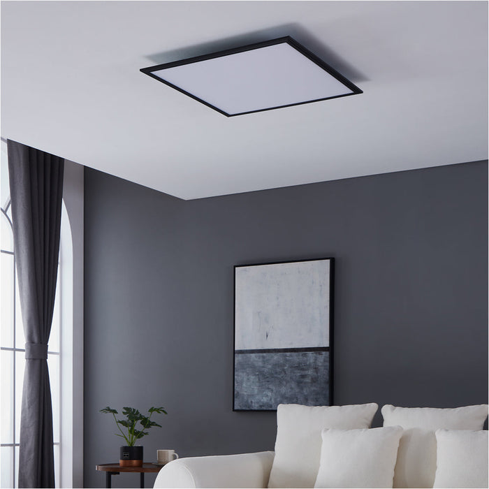 Stylish Modern Black LED Ceiling Light for Indoor Spaces Perfect Home Decor
