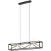 Stylish Modern Black and Gold Pendant Light for Indoor Spaces Ceiling Fixture