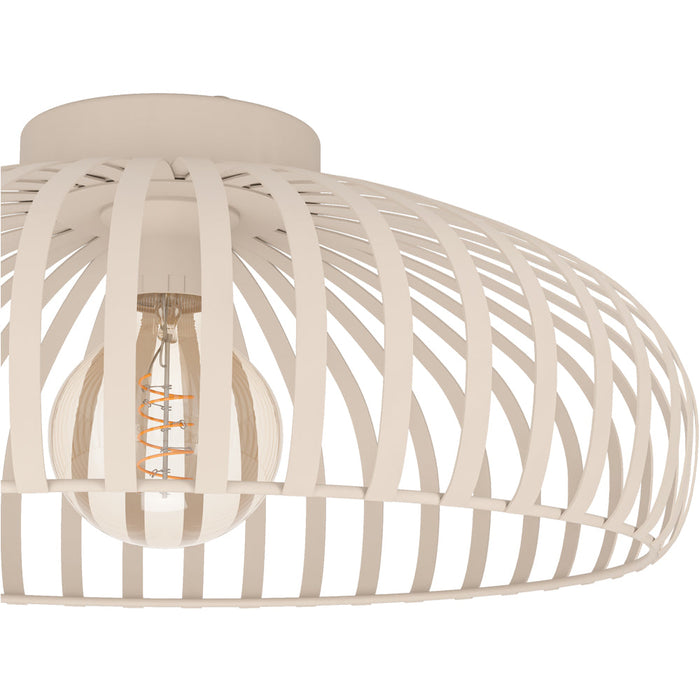 Sleek Modern Sandy Ceiling Light for Indoor Spaces Semi Flush Design