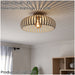 Elegant Modern Sandy Ceiling Light for Indoor Spaces Stylish Semi Flush Design