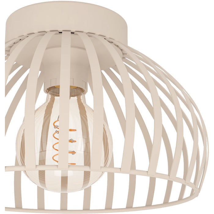 Elegant Modern Sandy Ceiling Light for Indoor Spaces Stylish Semi Flush Design