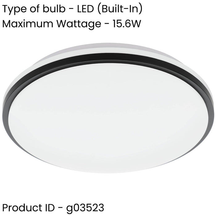 Stylish Modern White Round LED Ceiling Light for Any Indoor Space