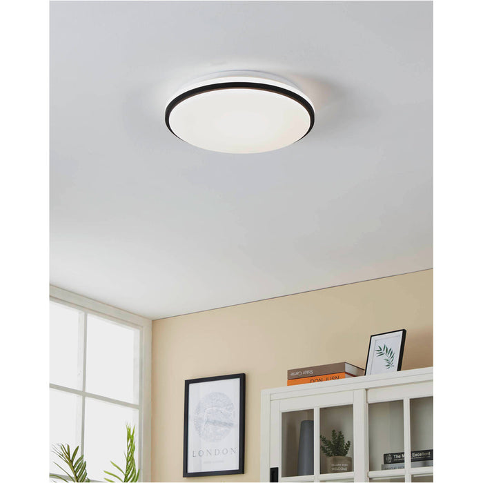Stylish Modern White Round LED Ceiling Light for Any Indoor Space
