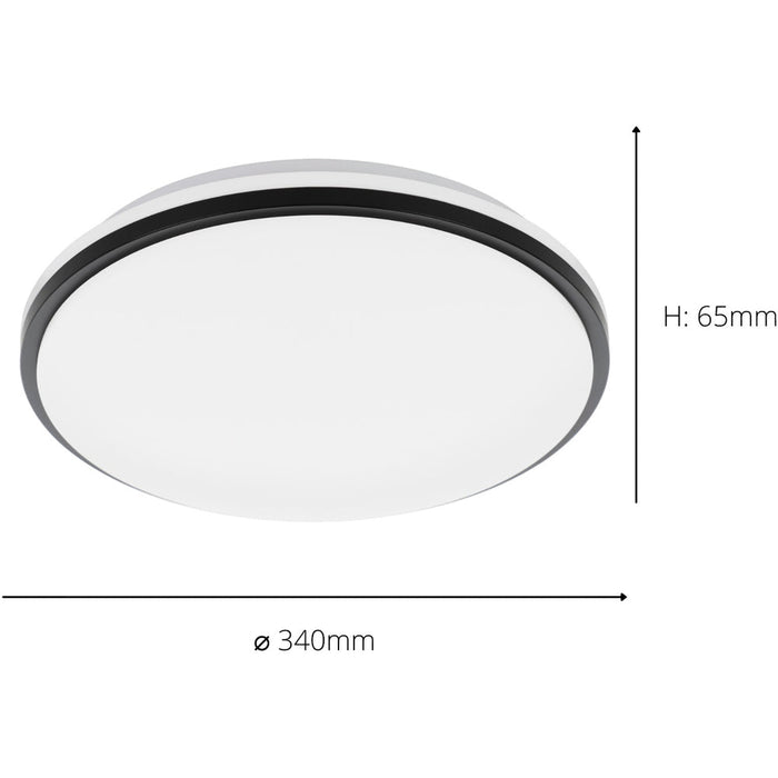 2 PACK Stylish Modern White Round LED Ceiling Light for Any Indoor Space
