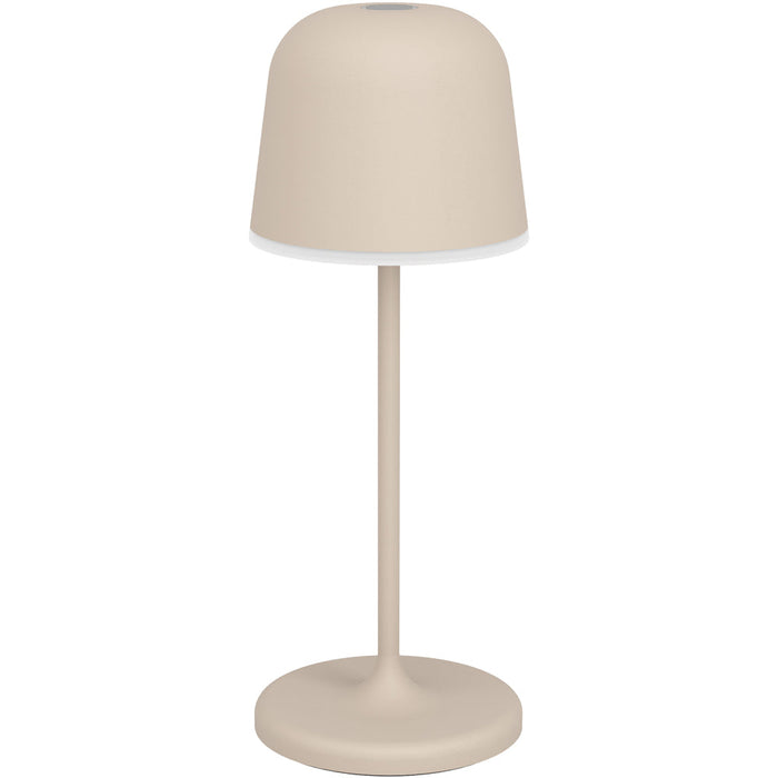 Elegant Modern Sandy Finish LED Table Lamp for Indoor Home Decor