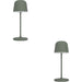 2 PACK Stylish Green LED Table Lamp for Modern Home Décor Perfect Indoor Lighting Solution