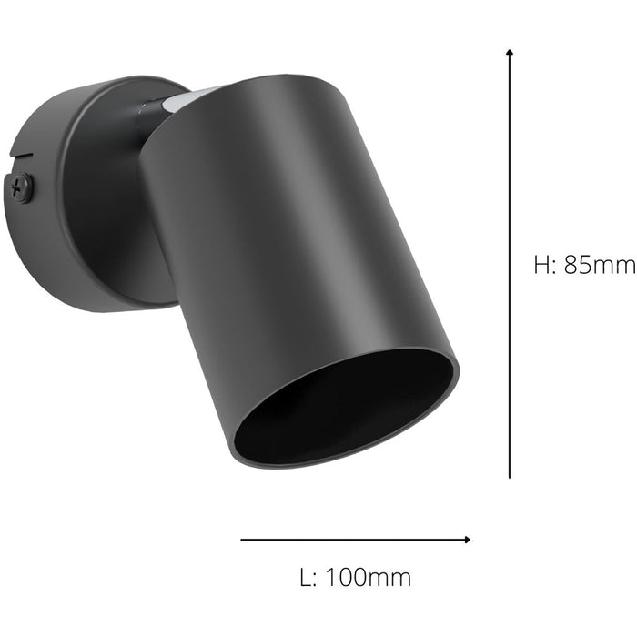 Sleek Modern Black Ceiling Spotlight for Indoor Spaces Elegant Lighting Solution