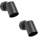 2 PACK Sleek Modern Black Ceiling Spotlight for Indoor Spaces Elegant Lighting Solution