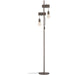 Stylish Modern Design Antique Brown and Black Floor Lamp for Indoor Use