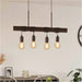 Stylish Antique Brown E27 Pendant Light Modern Ceiling Fixture for Indoor Spaces