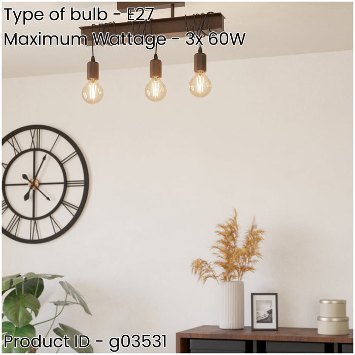 Stylish Antique Brown Pendant Light for Modern Indoor Spaces
