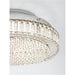 Stylish 41cm Modern Chrome LED Ceiling Light for Indoor Spaces