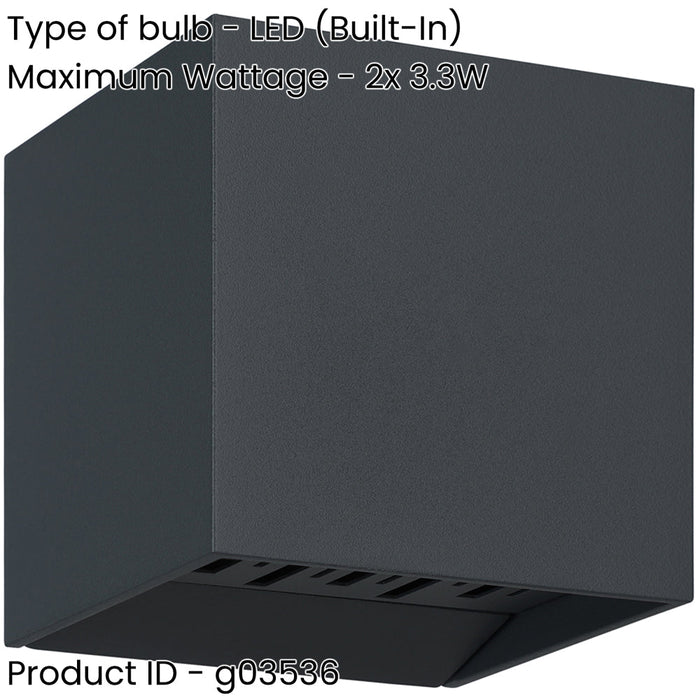 Stylish Anthracite Indoor Wall Light for Modern Home Decor