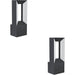 2 PACK Sleek Modern Black LED Wall Light for Indoor Spaces Stylish Home Illumination