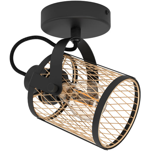 Sleek Black Ceiling Spotlight for Modern Indoor Spaces Minimalist Design