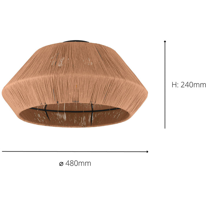 Sleek Modern Black LED Ceiling Light for Stylish Indoor Spaces