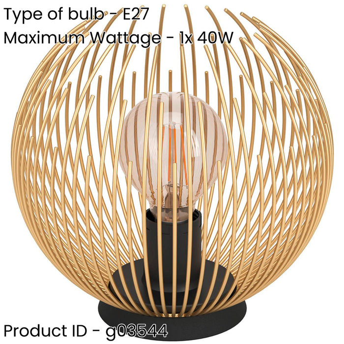 Stylish Modern Black and Gold Table Lamp for Elegant Indoor Lighting