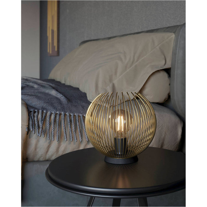 Stylish Modern Black and Gold Table Lamp for Elegant Indoor Lighting