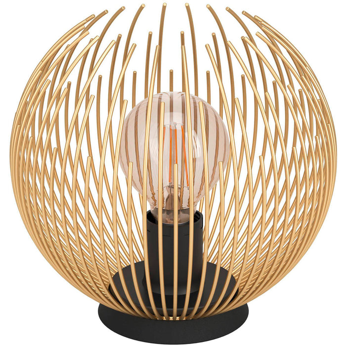 Stylish Modern Black and Gold Table Lamp for Elegant Indoor Lighting