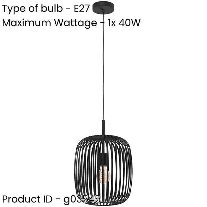 Sleek Black LED Pendant Ceiling Light Modern Design for Stylish Indoor Spaces