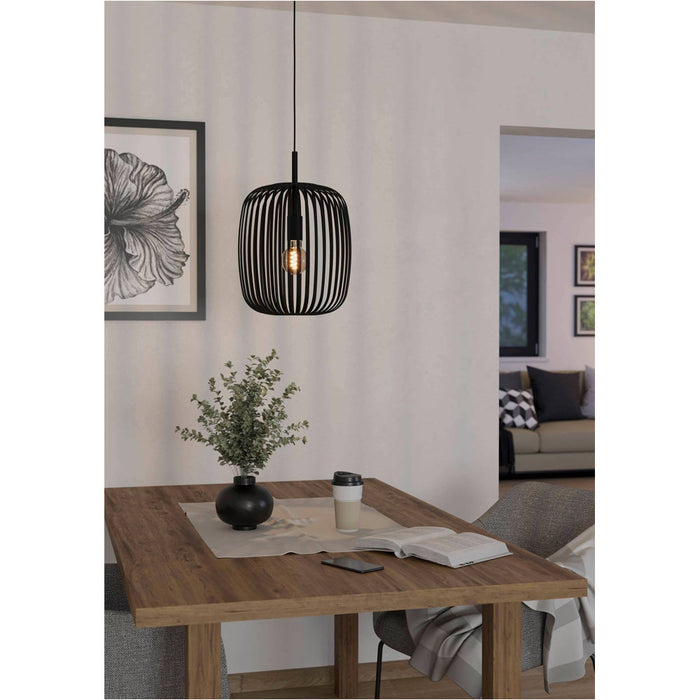 Sleek Black LED Pendant Ceiling Light Modern Design for Stylish Indoor Spaces