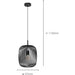Sleek Black LED Pendant Ceiling Light Modern Design for Stylish Indoor Spaces