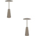 2 PACK Stylish Modern Dark Bronze LED Table Lamp for Elegant Home Decor