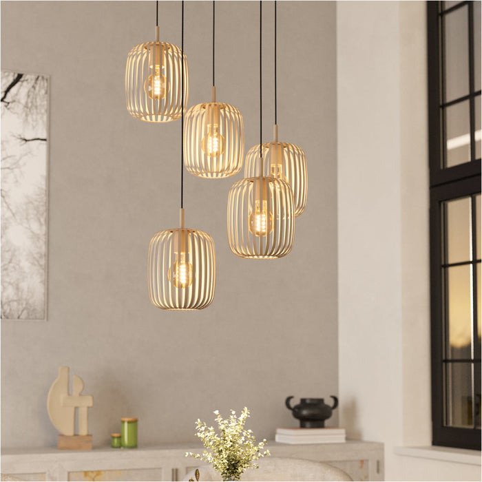 Modern Sandy Pendant Light Stylish Indoor Ceiling Fixture for Home Decor