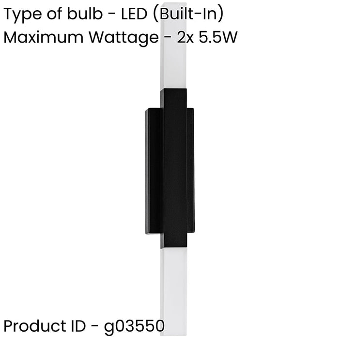 Sleek Modern Black Mirror Wall Light for Stylish Home Decor