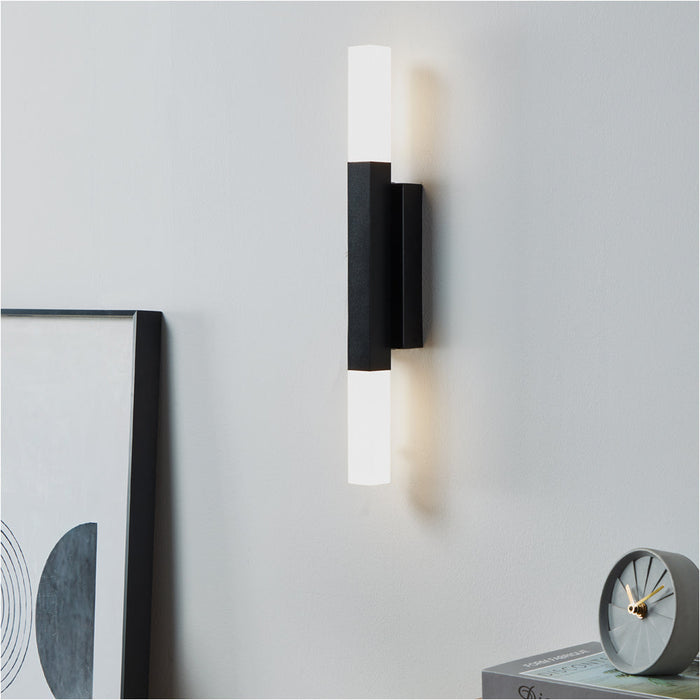 Sleek Modern Black Mirror Wall Light for Stylish Home Decor