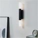 2 PACK Sleek Modern Black Mirror Wall Light for Stylish Home Decor