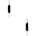 2 PACK Sleek Modern Black Mirror Wall Light for Stylish Home Decor
