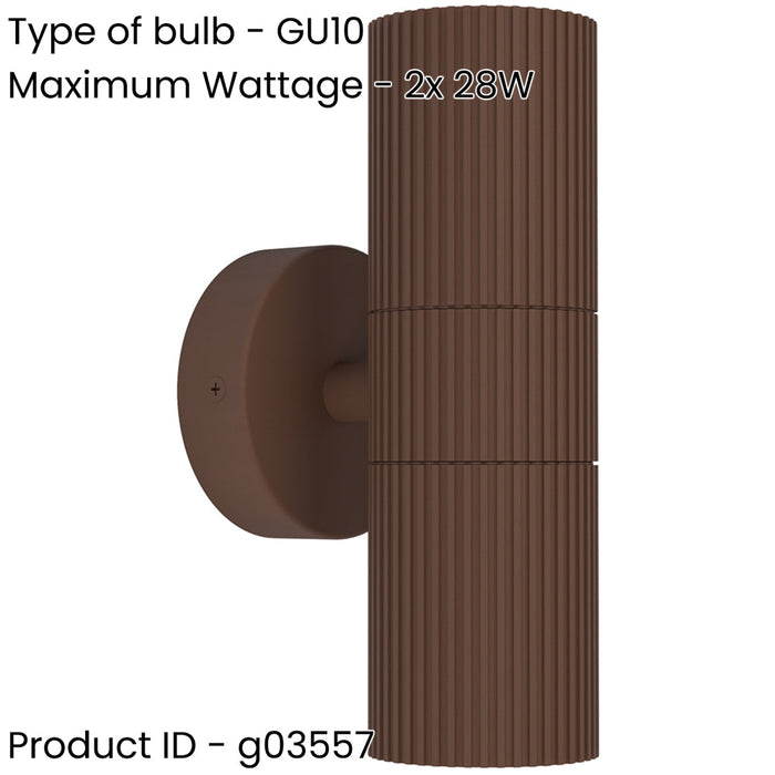 Stylish Rust Coloured Wall Light for Modern Indoor Spaces Model 902041