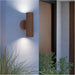 2 PACK Stylish Rust Coloured Wall Light for Modern Indoor Spaces Model 902041