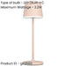 Stylish Sandy Finish Table Lamp for Modern Indoor Home Décor