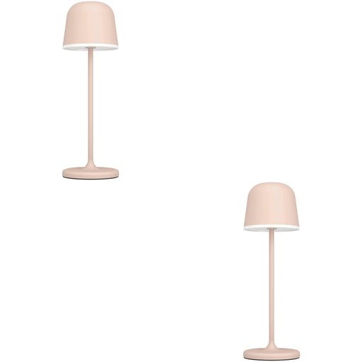 2 PACK Stylish Sandy Finish Table Lamp for Modern Indoor Home Décor