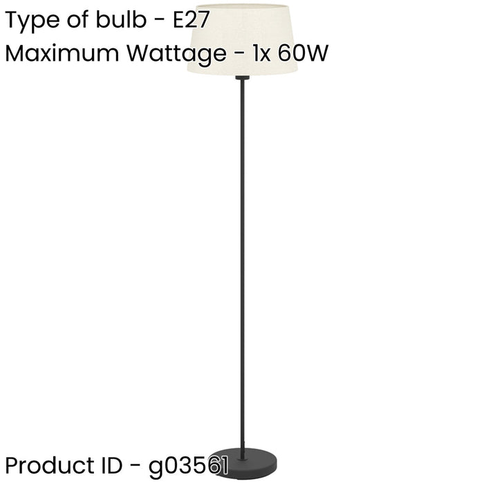 2 PACK Sleek Modern Black Floor Lamp Stylish Indoor Lighting for Contemporary Homes