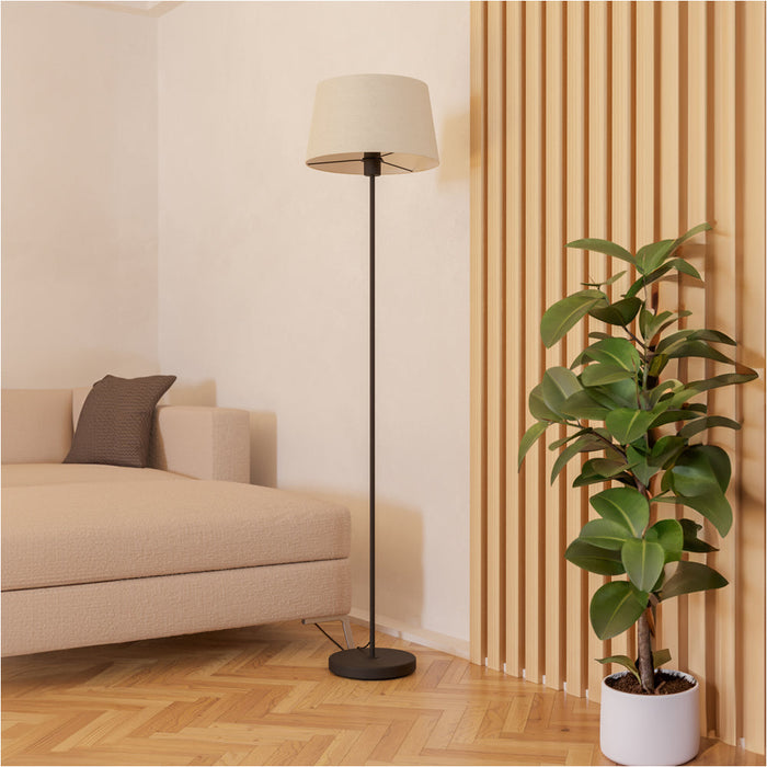 2 PACK Sleek Modern Black Floor Lamp Stylish Indoor Lighting for Contemporary Homes