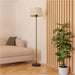 2 PACK Sleek Modern Black Floor Lamp Stylish Indoor Lighting for Contemporary Homes